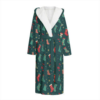 Men's Hooded Flannel Robes