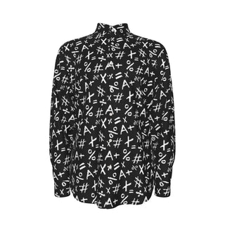 Men's Long Sleeve Abstract Dress Shirts