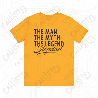 Men’s ’The Man The Myth The Legend’ Stepdad Shirt: Unique Father’s Day Gift for Stepfathers - Funny Dad Tee