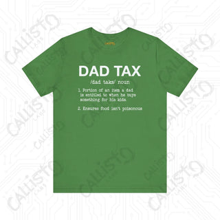 Men’s ’Dad Tax’ Graphic Shirt: Hilarious Definition Tee - Perfect Gift for Dads and Fathers’ Day - Leaf / XS - T-Shirt