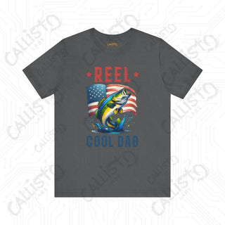 Men’s ’REEL Cool Dad Joke’ Funny Shirt: Hilarious Fishing-Inspired Tee for Dads - Perfect Father’s Day Gift