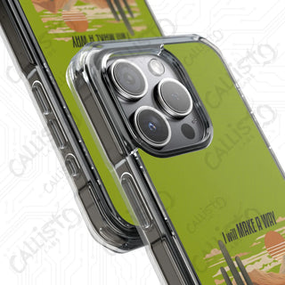 I Will Make a Way in the Wilderness Magnetic Clear Impact Case for iPhone 14 & 15 - MagSafe® Compatible - Phone Case