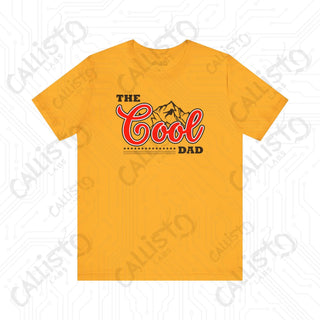 Men’s ’The Cool Dad’ Funny Shirt: Hilarious Dad Joke Tee for Fathers - Perfect Gift for Dads - Gold / XS - T-Shirt