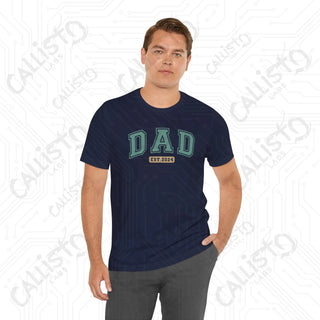 Men’s ’Dad est 2024’ Graphic Shirt: Celebrate New Fatherhood with this Stylish and Personalized Tee - Perfect