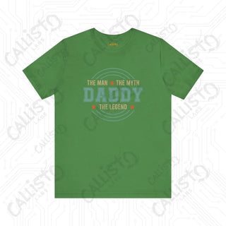 Men’s ’Daddy - The Man The Myth The Legend’ Graphic Shirt Celebrate Fatherhood Stylish Humorous Tee for Dads