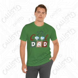 Men’s ’The Cool Dad’ Graphic Shirt with Sunshades Design: Stylish and Fun Apparel for Fathers - Perfect Gift Idea