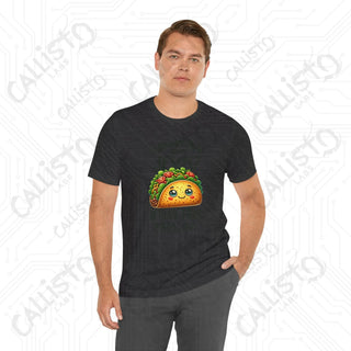 Men’s Funny ’Wanna Taco Bout Jesus Lettuce Pray’ Religious Shirt Humorous Christian Tee with Mark 16:15 Quote