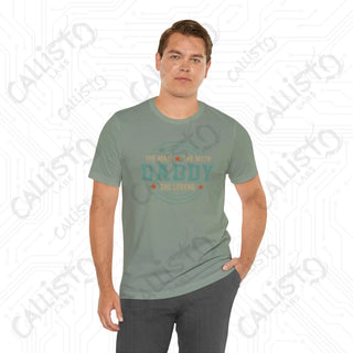 Men’s ’Daddy - The Man The Myth The Legend’ Graphic Shirt Celebrate Fatherhood Stylish Humorous Tee for Dads