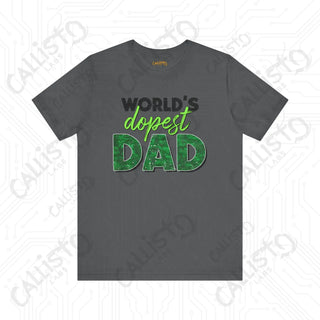 Men’s ’World’s Dopest Dad’ Graphic Shirt: Cool and Stylish Tee for Awesome Fathers - Perfect Father’s Day