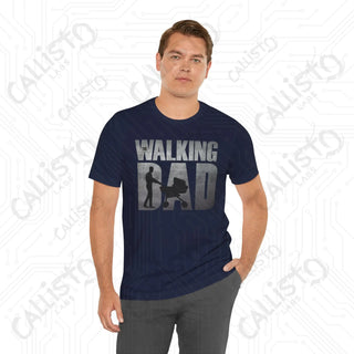 Men’s ’The Walking Dad’ Funny Zombie Shirt: Hilarious Father’s Day Gift Idea for Dads Who Love Zombies - T-Shirt