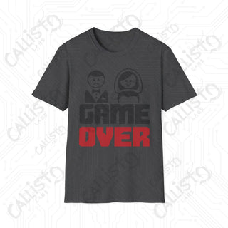 Game Over - Husband and Wife Marriage Humor Men's Softstyle T-Shirt