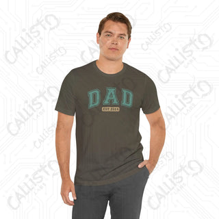 Men’s ’Dad est 2024’ Graphic Shirt: Celebrate New Fatherhood with this Stylish and Personalized Tee - Perfect