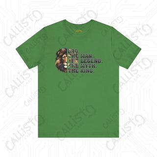 Men’s DAD #Man #Legend #Myth #King Lion Shirt: Unique Father’s Day Gift Idea for Dad - Leaf / XS - T-Shirt