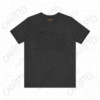 Men’s ’DAD’ Graphic Shirt Celebrating Positive Fatherly Qualities - Perfect Gift for Dads Fathers’ Day Birthday