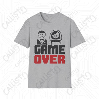 Game Over - Husband and Wife Marriage Humor Men's Softstyle T-Shirt