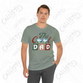 Men’s ’The Cool Dad’ Graphic Shirt with Sunshades Design: Stylish and Fun Apparel for Fathers - Perfect Gift Idea