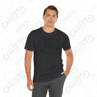 Men’s ’Best Dad Ever Just Ask’ Graphic Shirt: Stylish and Humorous Father’s Day Gift Idea for Dad