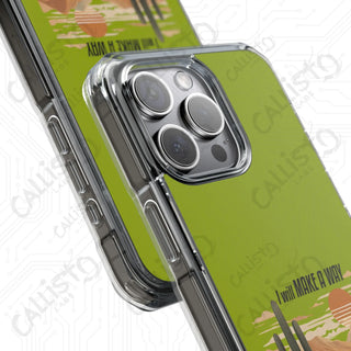 I Will Make a Way in the Wilderness Magnetic Clear Impact Case for iPhone 14 & 15 - MagSafe® Compatible - Phone Case