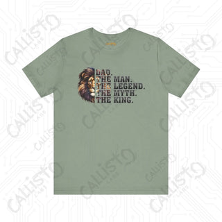 Men’s DAD #Man #Legend #Myth #King Lion Shirt: Unique Father’s Day Gift Idea for Dad - Sage / XS - T-Shirt