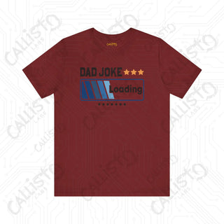 Men’s ’Dad Joke Loading’ Funny Graphic Shirt: Hilarious Tee for Dads - Perfect Gift for Father’s Day - Cardinal