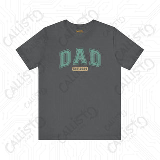 Men’s ’Dad est 2024’ Graphic Shirt: Celebrate New Fatherhood with this Stylish and Personalized Tee - Perfect