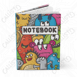 Animated Monster Daily Notebook Hardcover Journal Matte - Journal - Paper products