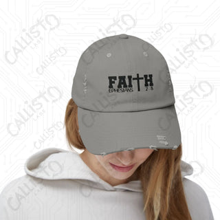 Faith Ephesians 2:8 Black - Hats