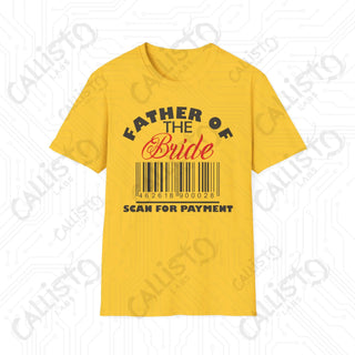 "Scan for Payment" Father of the Bride Sarcastic Men's Softstyle T-Shirt