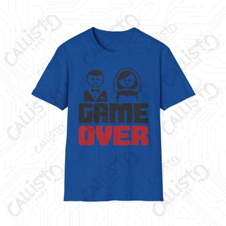 Game Over - Husband and Wife Marriage Humor Men's Softstyle T-Shirt