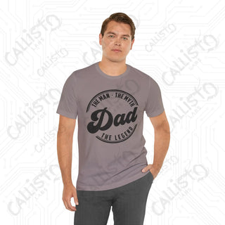 Men’s ’Dad: The Man The Myth The Legend’ Graphic Shirt - Perfect Father’s Day Gift Idea for Dad - T-Shirt