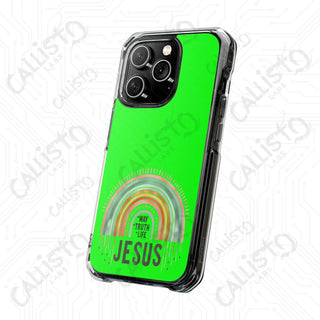 Jesus is the WAY the Truth the Life Magnetic Clear Impact Case for iPhone 14 & 15 - MagSafe® Compatible - Phone Case