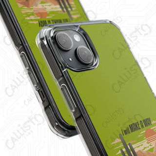 I Will Make a Way in the Wilderness Magnetic Clear Impact Case for iPhone 14 & 15 - MagSafe® Compatible - Phone Case