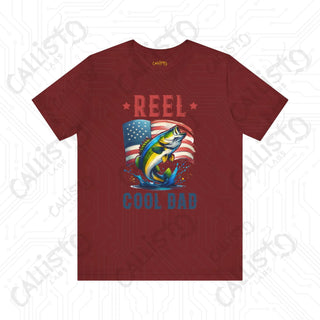 Men’s ’REEL Cool Dad Joke’ Funny Shirt: Hilarious Fishing-Inspired Tee for Dads - Perfect Father’s Day Gift