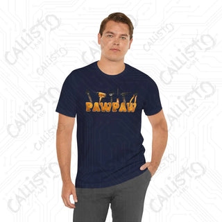 Men’s Graphic Shirt - PAWPAW with Tools Design: Cool and Practical Apparel for Grandpa - T-Shirt