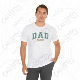 Men’s ’Dad est 2024’ Graphic Shirt: Celebrate New Fatherhood with this Stylish and Personalized Tee - Perfect