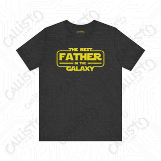 Men’s ’The Best Father in the Galaxy’ Graphic Shirt: Show Dad He’s Out of This World with this Stellar