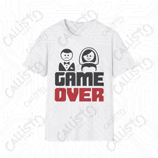 Game Over - Husband and Wife Marriage Humor Men's Softstyle T-Shirt