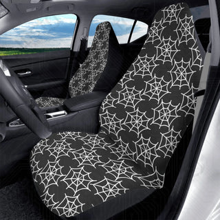 Premium Spider Web Seat Covers Cars | Durable Polyester & Stretch Fabric | Elastic Backing | Secure Fit | Customizable