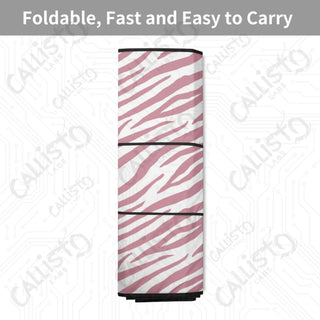 High Quality Pink Zebra Animal Print Car Sunshade - Oxford Fabric UV Protector | Unique Design Custom Crafted