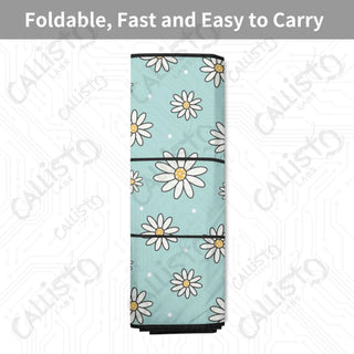 Daisy Flower Power Car Sunshade - Oxford Fabric UV Protector | Unique Design Custom Crafted