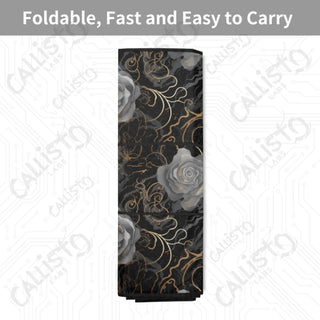 Rose Floral Print Car Sunshade - Oxford Fabric UV Protector | Unique Design Custom Crafted