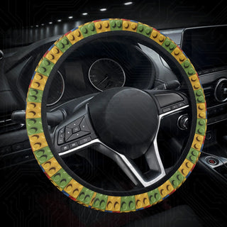 Lego Brick Custom Car Steering Wheel Cover - Soft Polyester Design | Perfect Fit & Easy Install