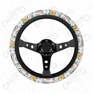 Book Lovers Dream Custom Car Steering Wheel Cover - Soft Polyester Design | Perfect Fit & Easy Install