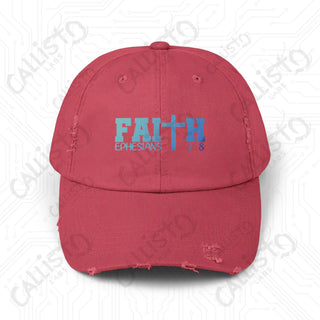 Faith Ephesians 2:8 purple - Dashing Red / One size - Hats