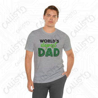 Men’s ’World’s Dopest Dad’ Graphic Shirt: Cool and Stylish Tee for Awesome Fathers - Perfect Father’s Day Gift - T-Shirt