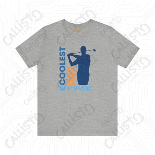 Men’s ’Coolest Dad by Par’ Funny Graphic Shirt: Perfect Gift for Dad Golf Enthusiasts and Humor Lovers - Athletic