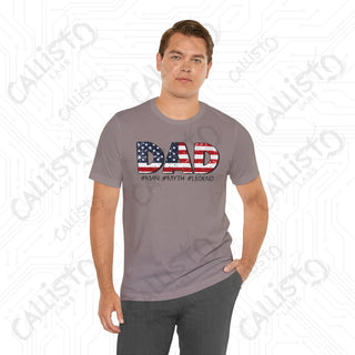 Men’s Patriotic ’DAD #Man #Myth #Legend’ Shirt: Celebrate Dad with Patriotic Pride - Perfect Father’s Day Gift - T-Shirt