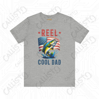 Men’s ’REEL Cool Dad Joke’ Funny Shirt: Hilarious Fishing-Inspired Tee for Dads - Perfect Father’s Day Gift