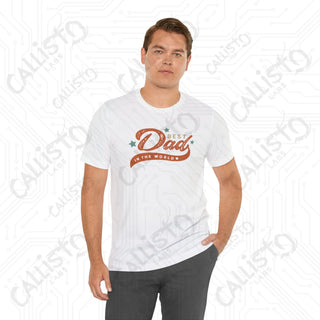 Men’s ’Best Dad in the World’ Graphic Shirt: Celebrate Fatherhood with this Stylish and Heartwarming Tee