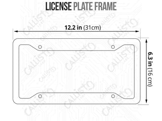 Vivid & Groovy Hippie Hearts License Plate Frame - Personalized White Aluminum | UV Protection & Sleek Design | Stylish